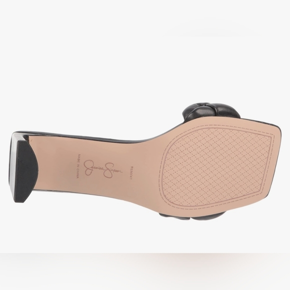 New Jessica simpson Sassia woven strap heeled sandals sz 5m - Picture 5 of 9